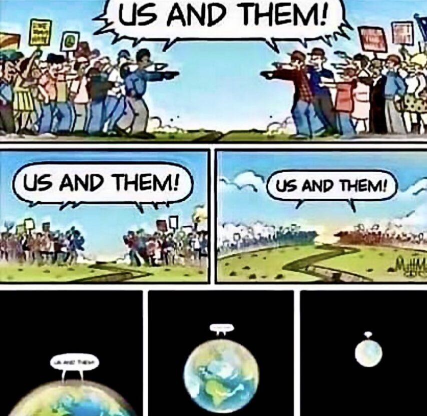 Us and them